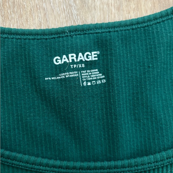 GARAGE LONG SLEEVE - DARK GREEN - XS - Picture 5 of 5